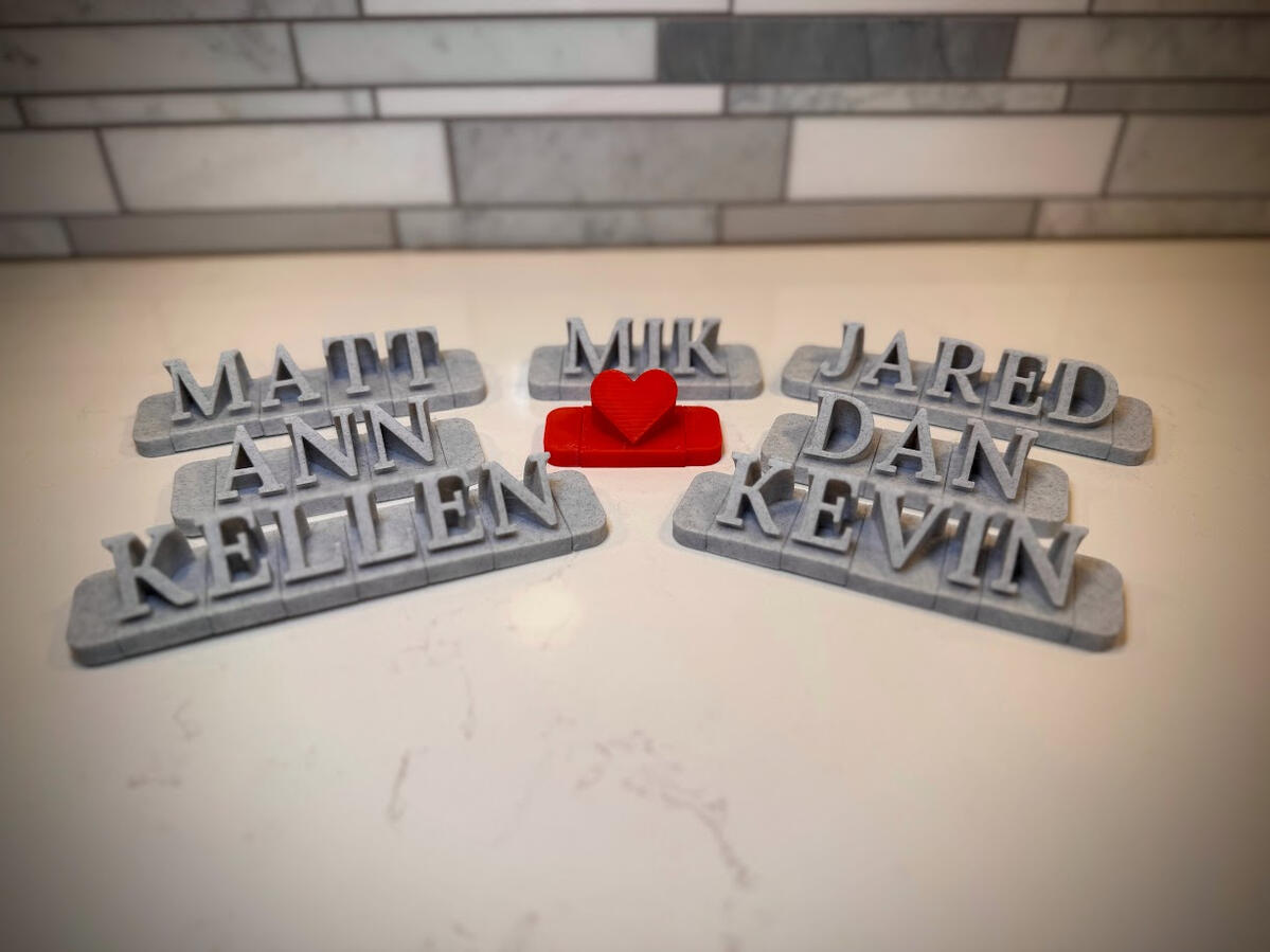 name plates